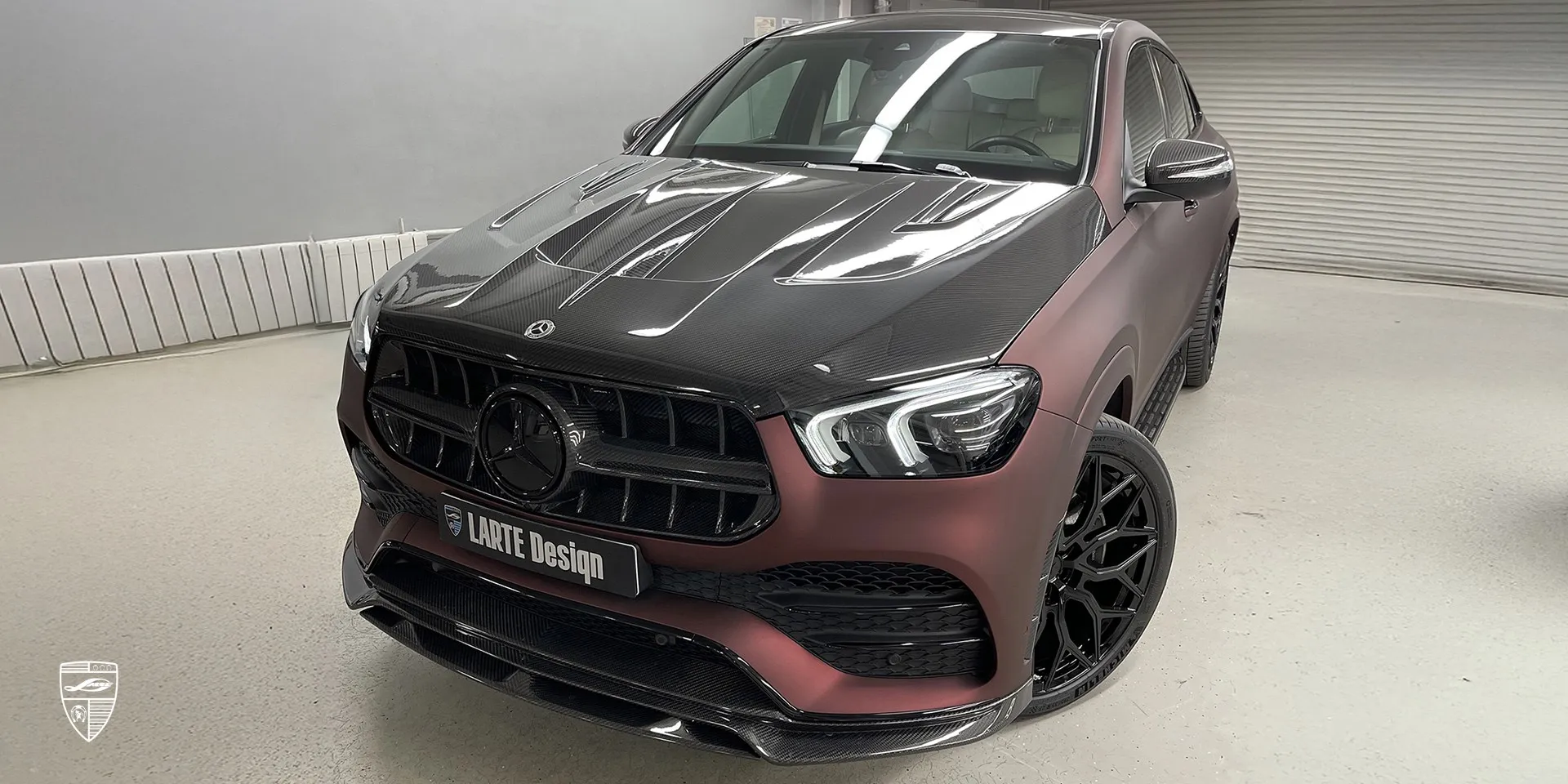 2022 Mercedes GLE Coupe C167 hood upgrade review illustration from customer in Poland
