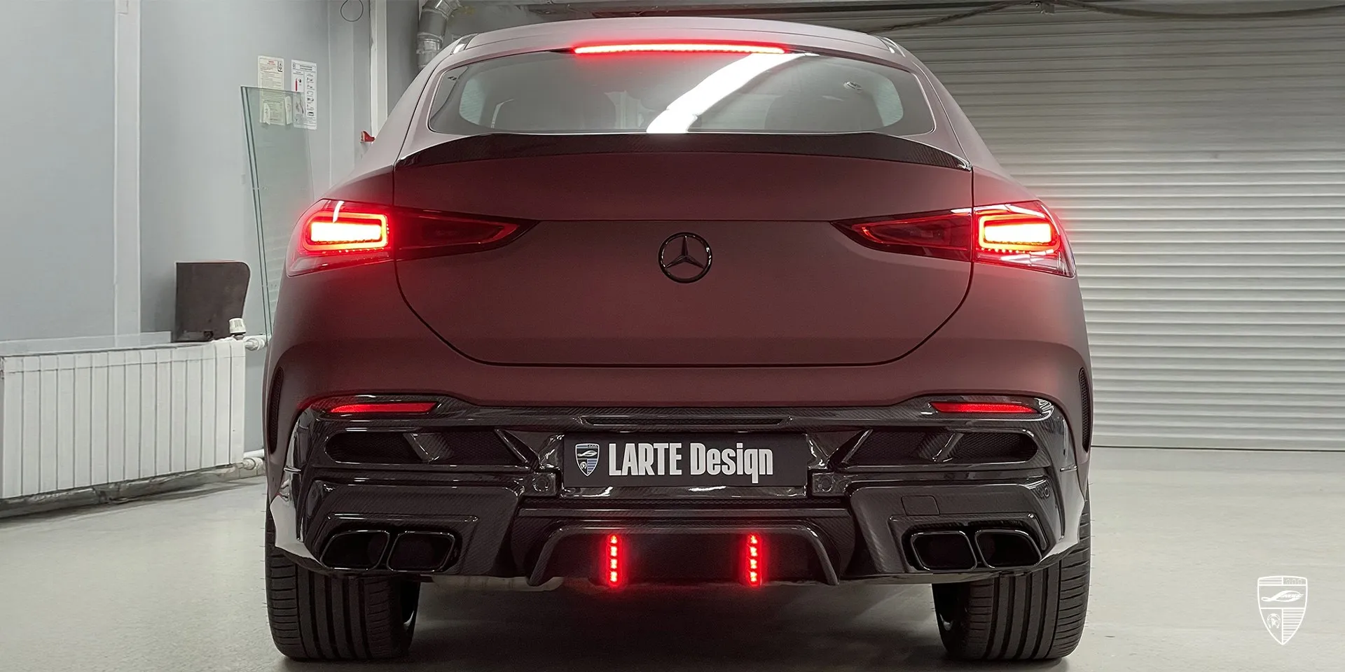 2022 Mercedes GLE Coupe C167 appearance package review illustration from customer in Poland