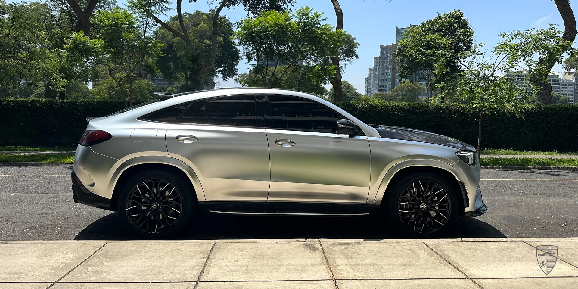 2024 Mercedes Benz GLE Coupe C167 tuning review illustration from customer in Peru