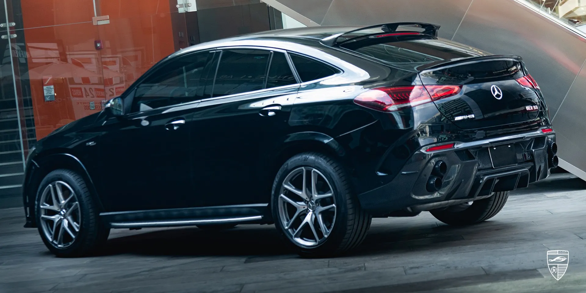 2022 Mercedes GLE Coupe 53 C167 aerokit review illustration from customer in Nigeria