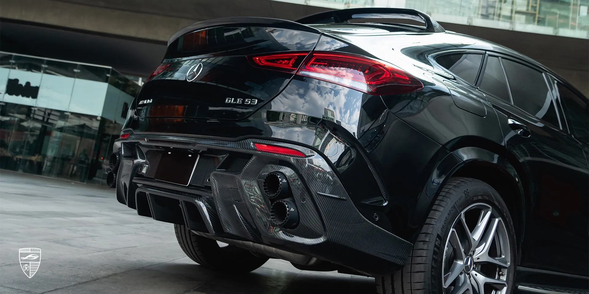2022 Mercedes GLE Coupe 53 C167 upgrade kit review illustration from customer in Nigeria