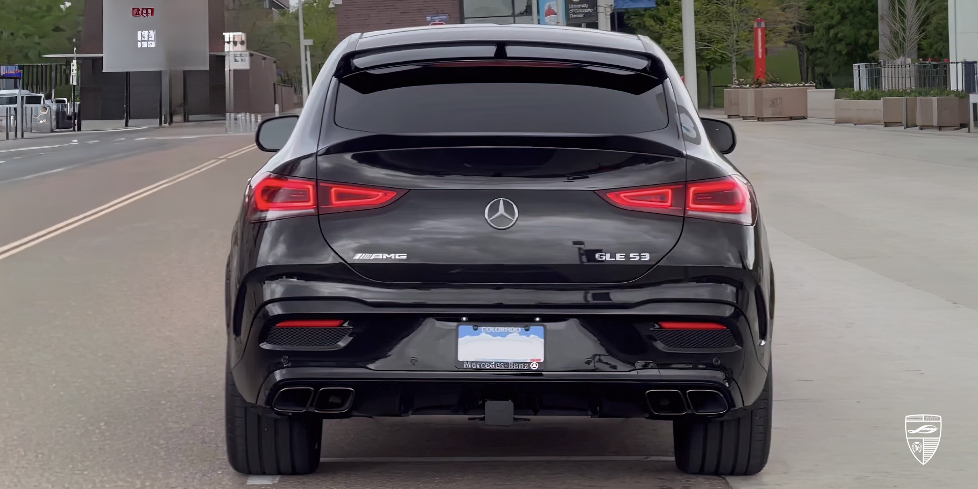 2022 Mercedes GLE Coupe AMG 53 C167 appearance package review illustration from customer in USA