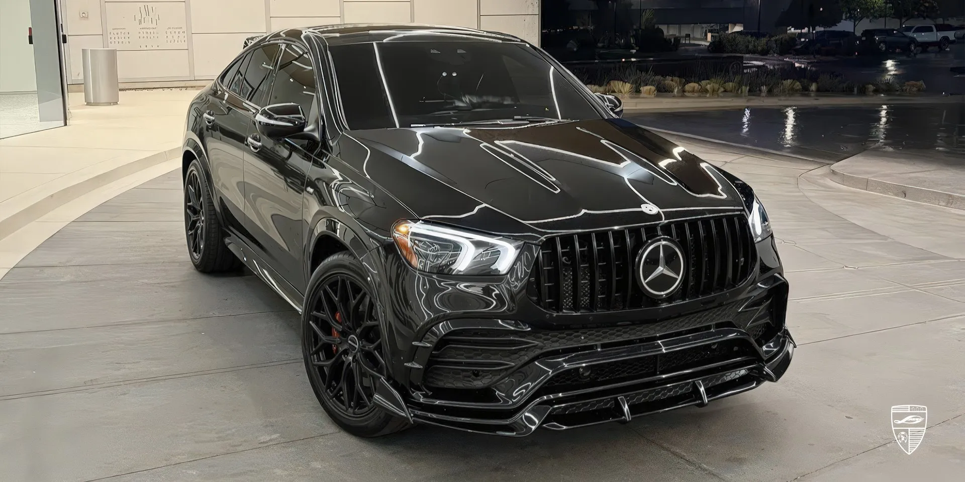 2022 Mercedes GLE Coupe AMG 53 C167 upgrade review illustration from customer in USA