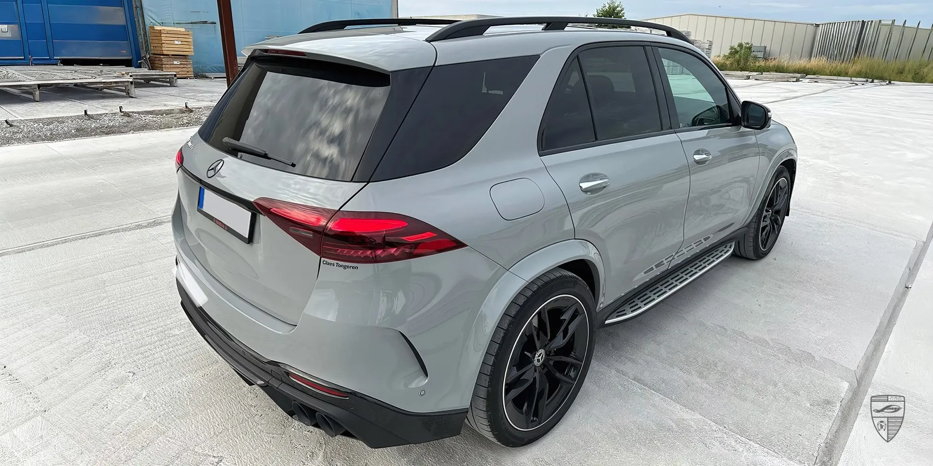 2026 Mercedes Benz GLE V167 Facelift upgrade kit review illustration from customer in Belgium