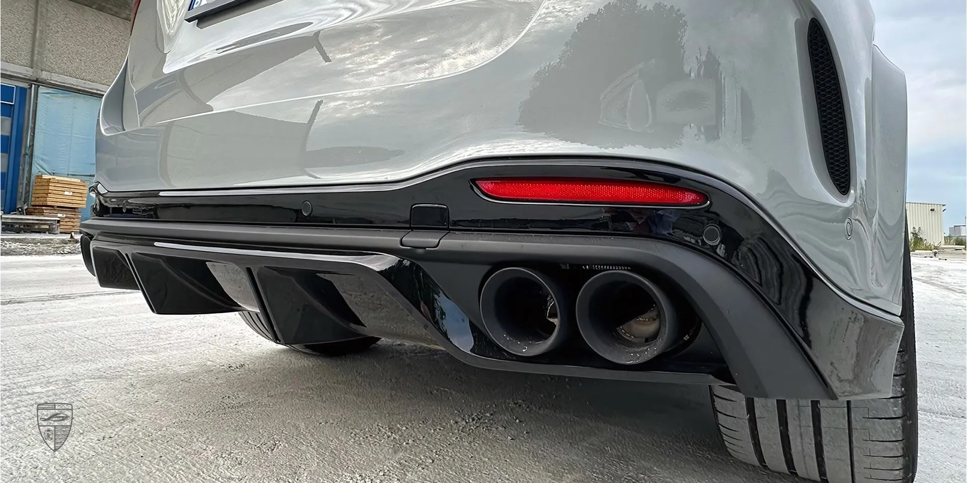 2026 Mercedes Benz GLE V167 Facelift lip kit review illustration from customer in Belgium