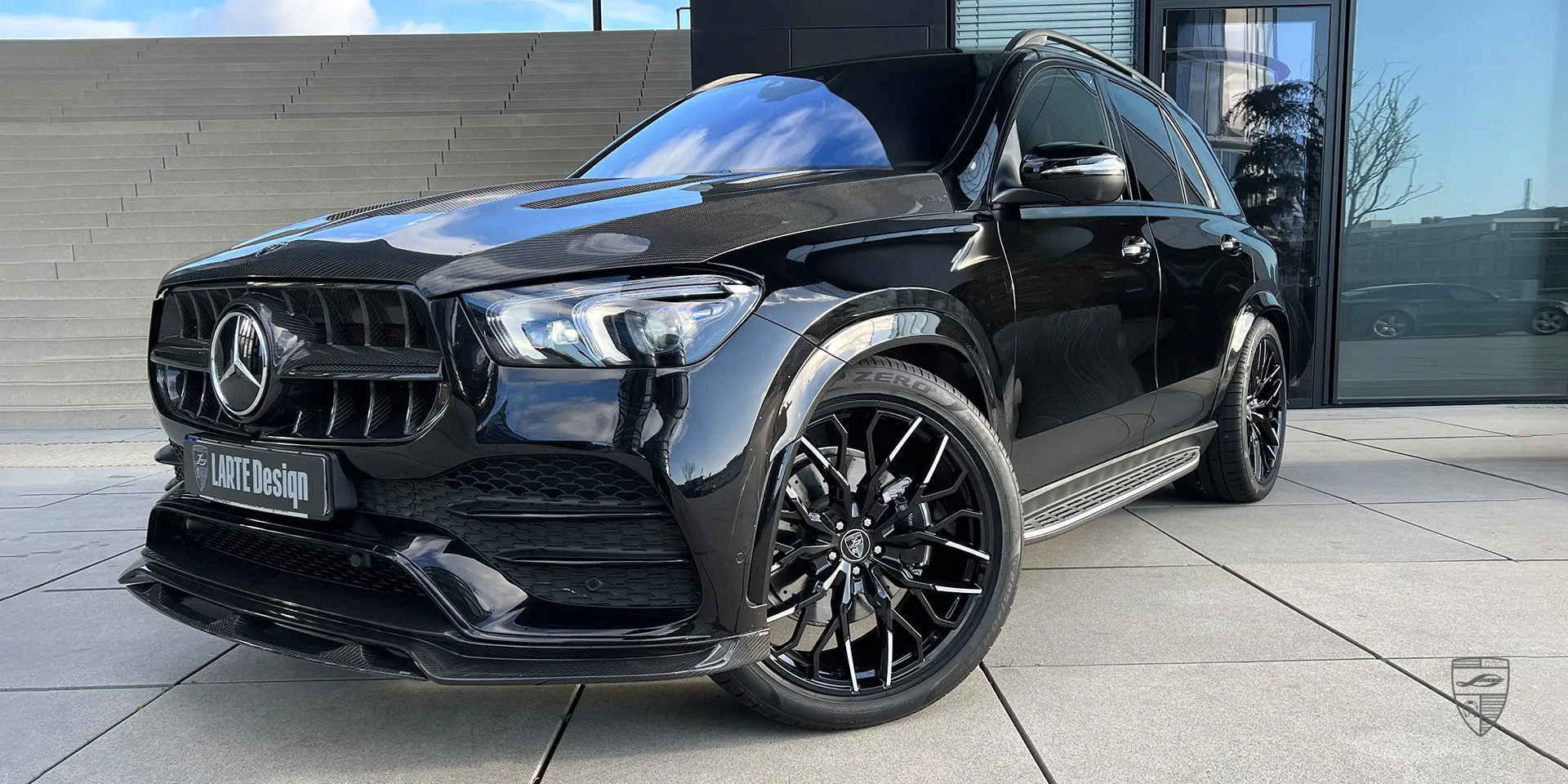 2023 Mercedes GLE V167 appearance package review illustration from customer in Germany