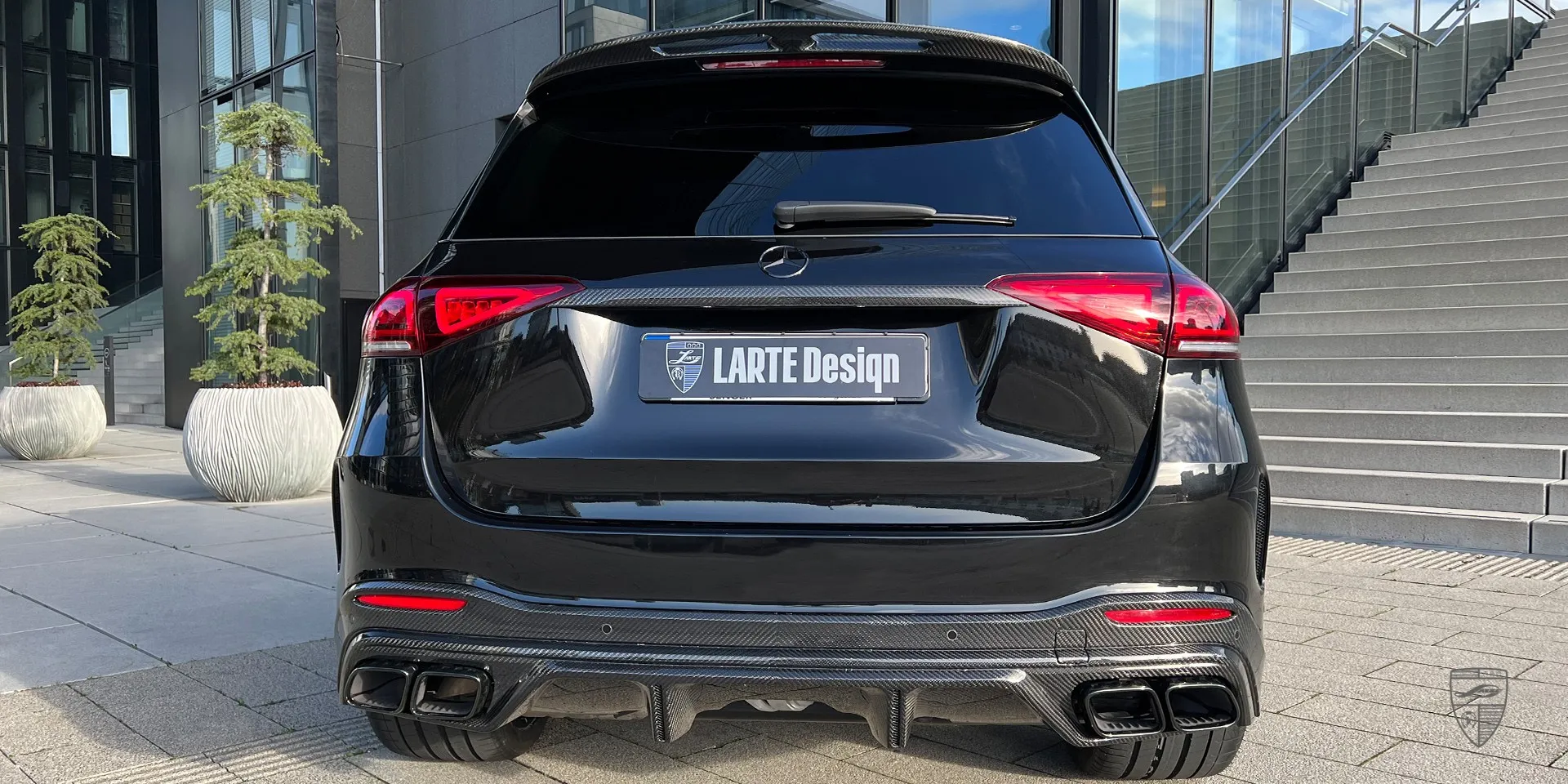 2023 Mercedes GLE V167 tuning package review illustration from customer in Germany