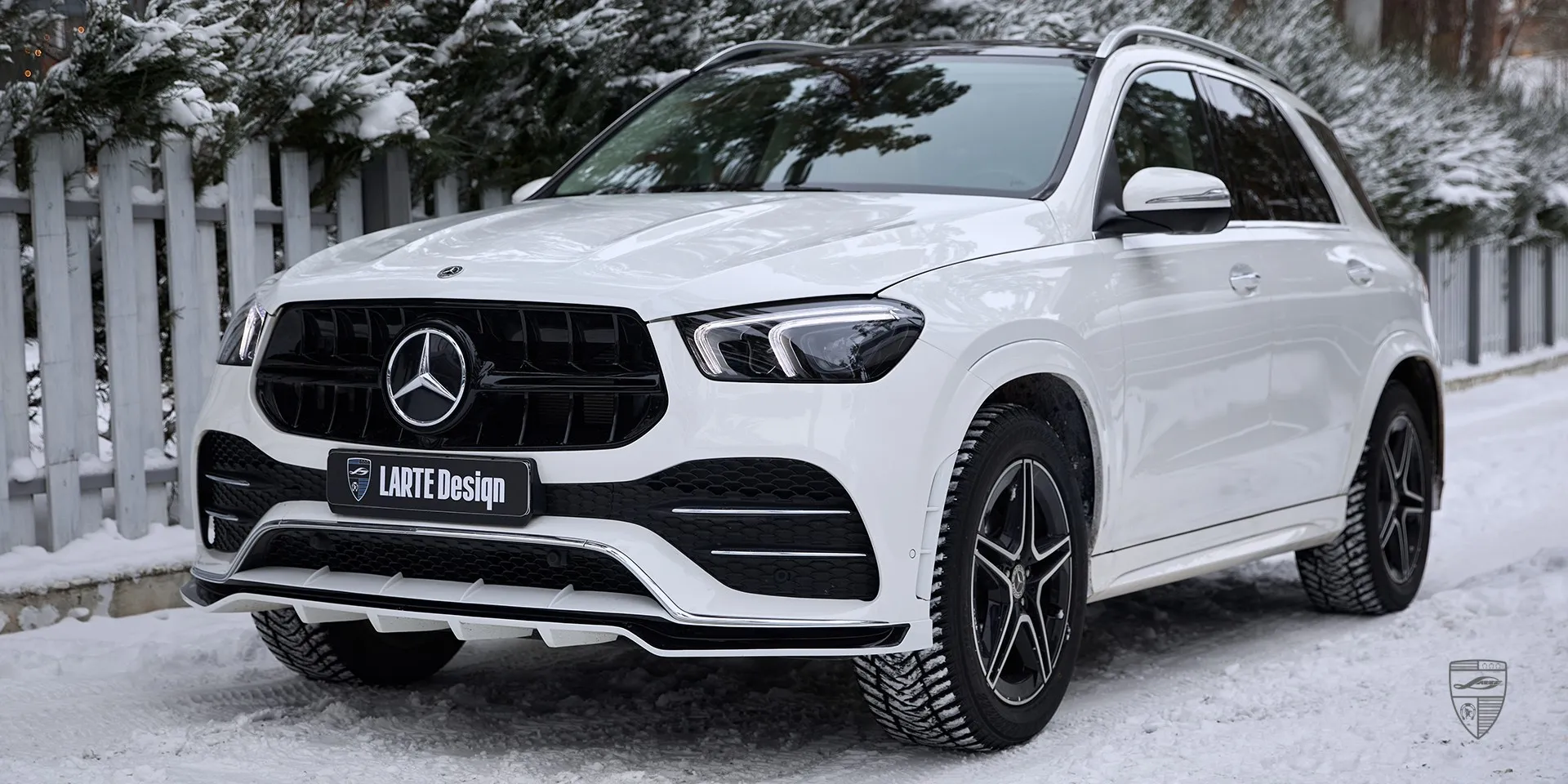 2023 Mercedes Benz GLE V167 upgrade kit review illustration from customer in Finland