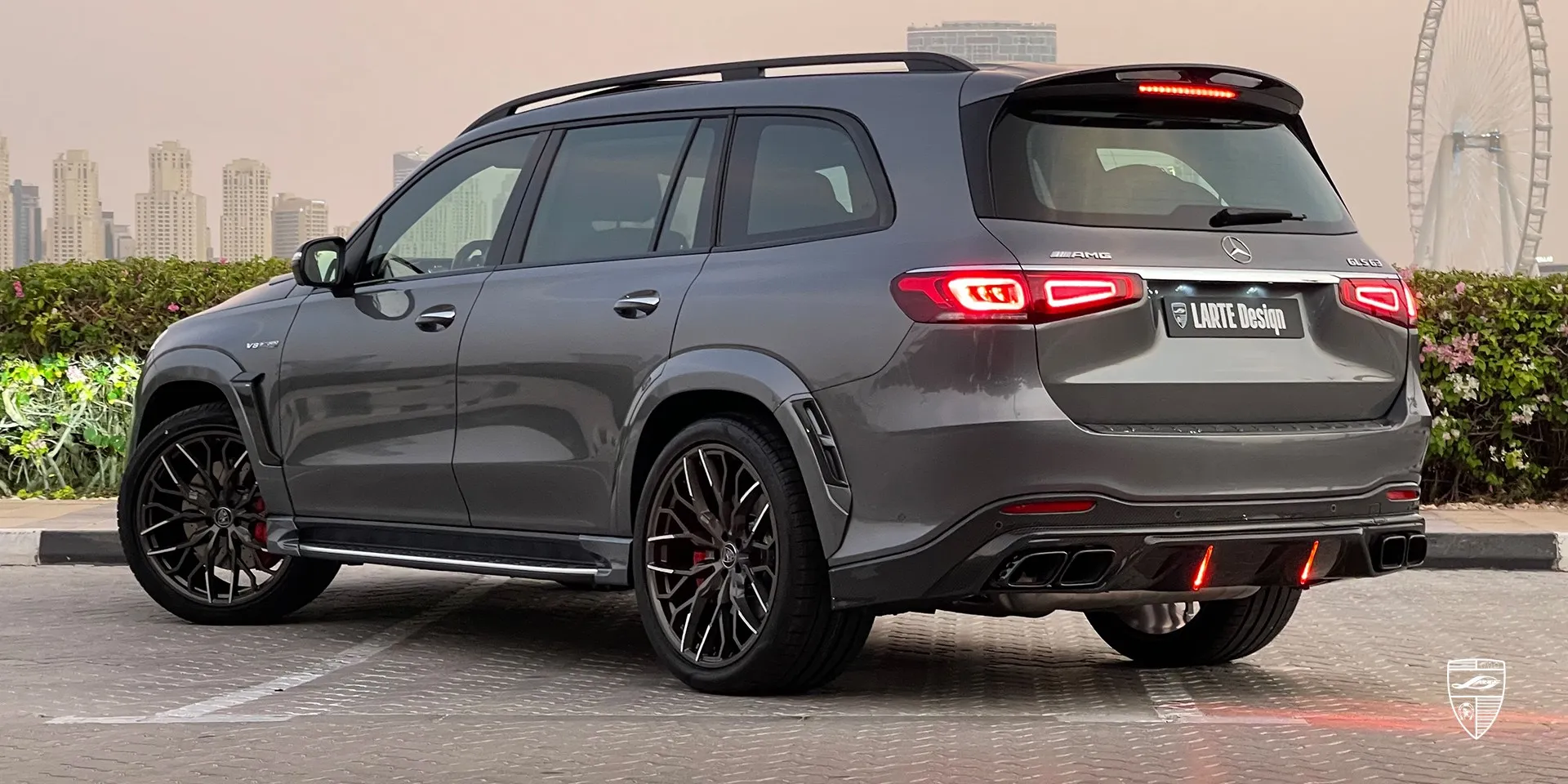 2023 Mercedes Benz GLS AMG 63 X167 tuning review illustration from customer in Dubai