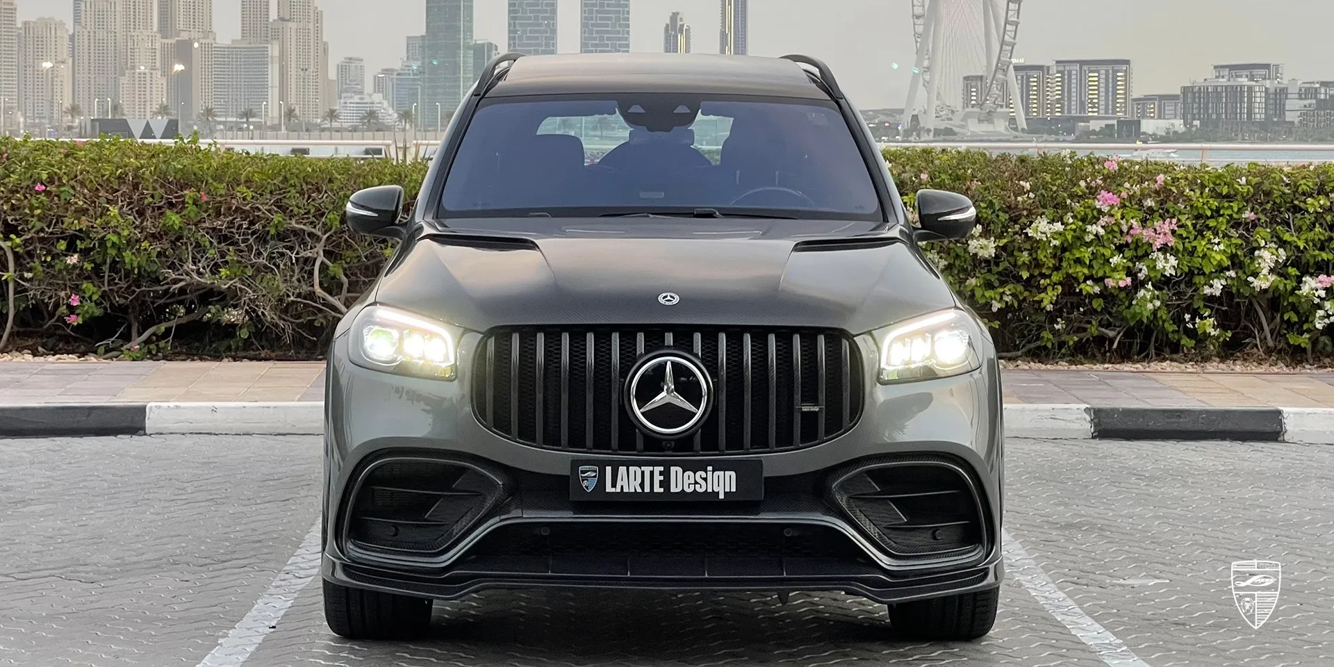 2023 Mercedes Benz GLS AMG 63 X167 upgrade kit review illustration from customer in Dubai