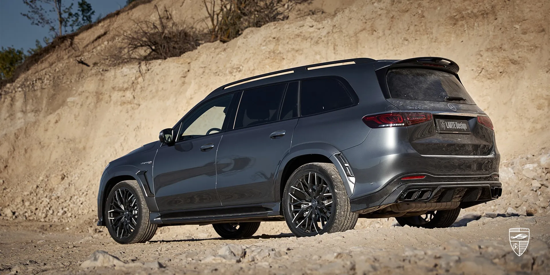 2023 Mercedes Benz GLS AMG 63 X167 widebody upgrade review illustration from customer in Germany