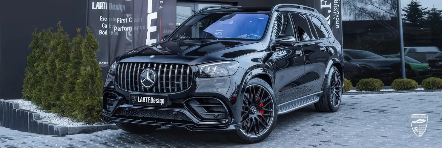 2023 Mercedes GLS AMG 63 X167 body kit review illustration from customer in Poland