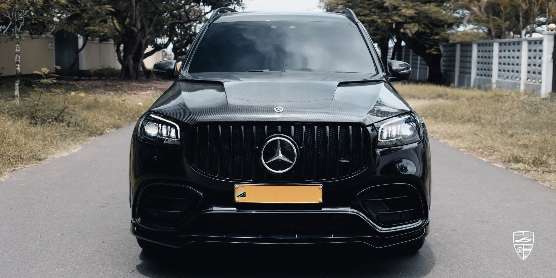 2022 Mercedes GLS AMG 63 X167 carbon upgrade review illustration from customer in Tanzania