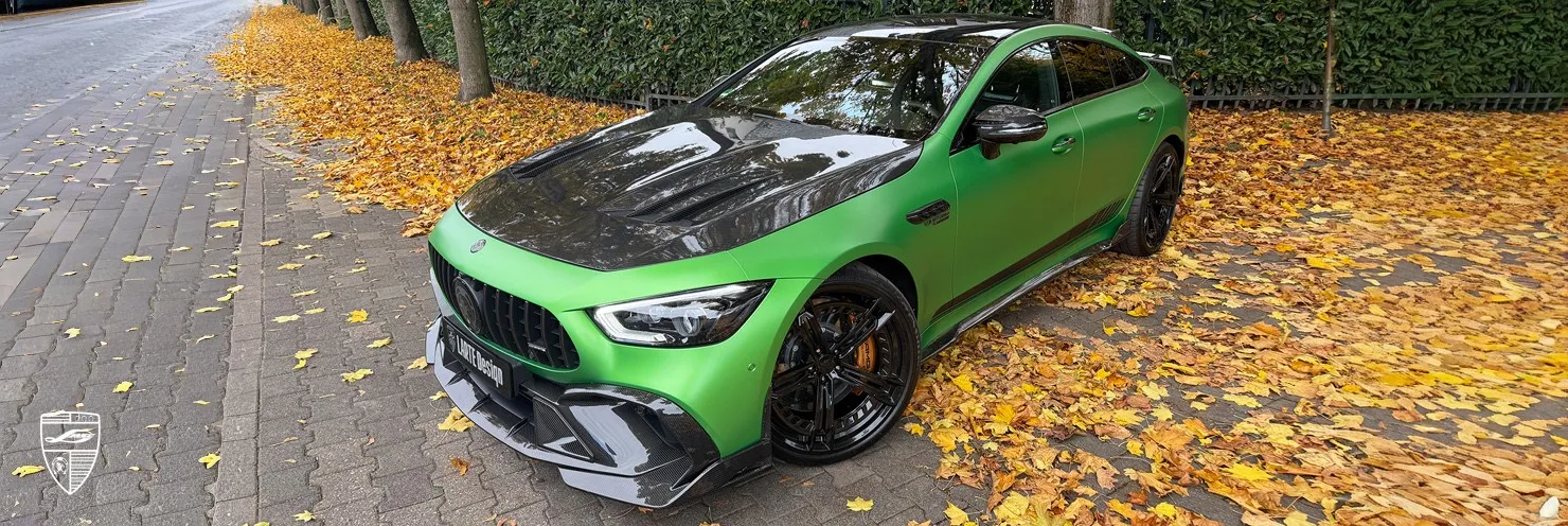 2026 Mercedes GT AMG 63s X290 Bodykit – Kundenfoto aus die Niederlande