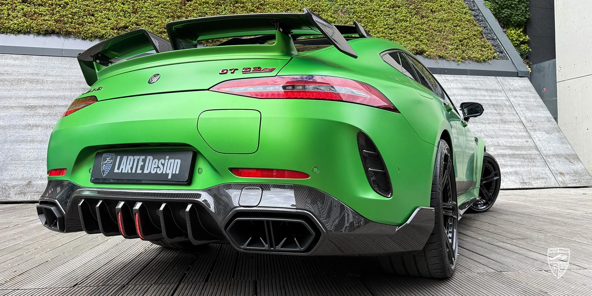 2026 Mercedes GT AMG 63s X290 Aerokit – Kundenfoto aus die Niederlande