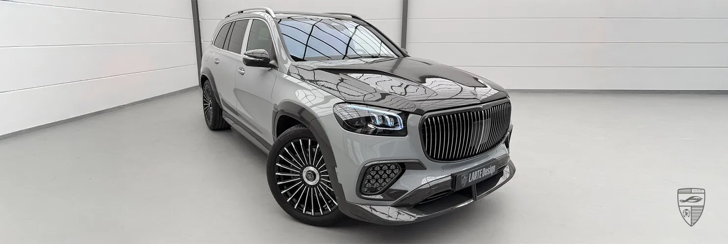 2025 Maybach GLS 600 X 167 Facelift body kit review illustration from customer in Hamburg