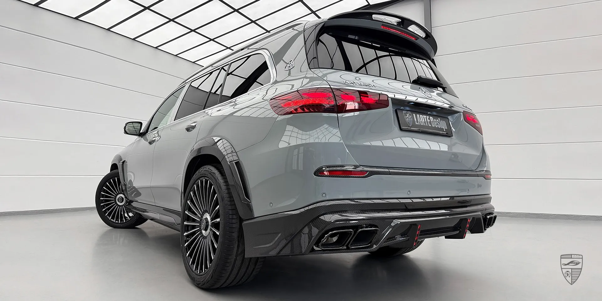 2025 Maybach GLS 600 X 167 Facelift aerokit review illustration from customer in Hamburg