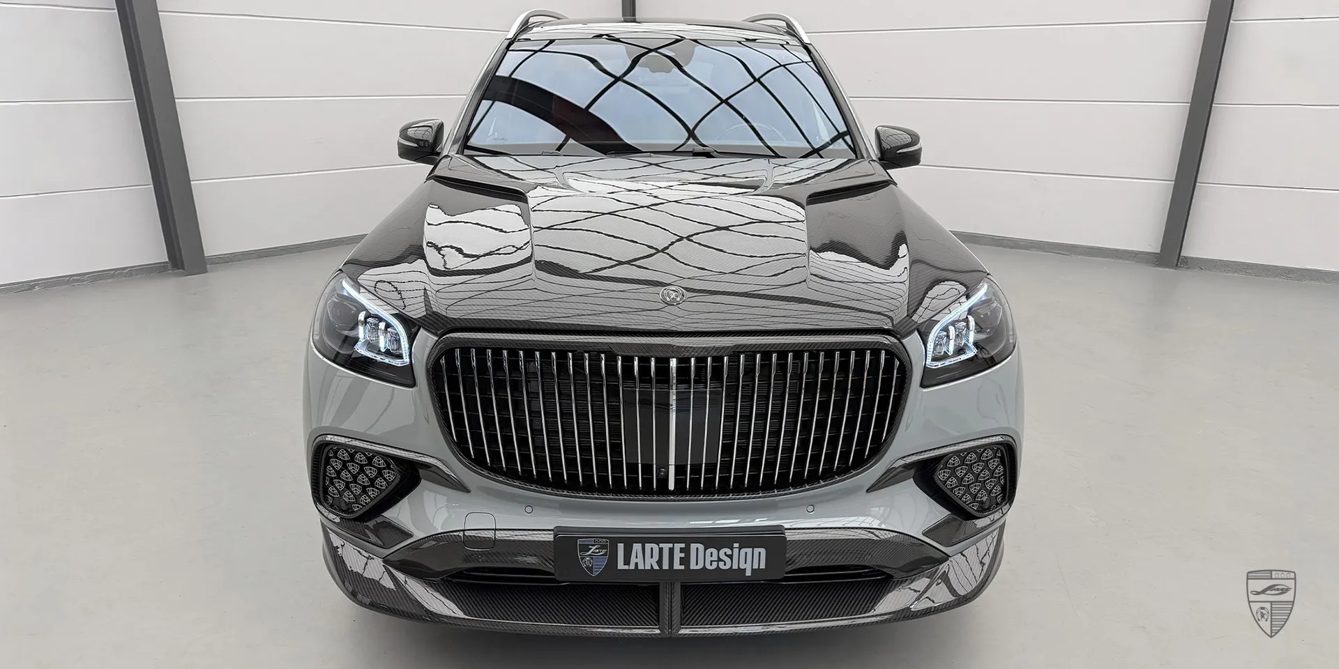2025 Maybach GLS 600 X 167 Facelift hood upgrade review illustration from customer in Hamburg