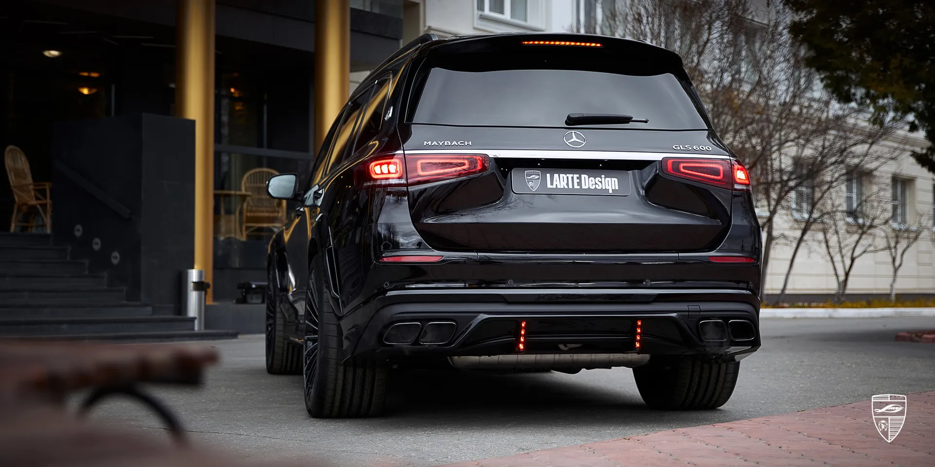 2022 Maybach GLS 600 X167 aerokit review illustration from customer in Rotterdam