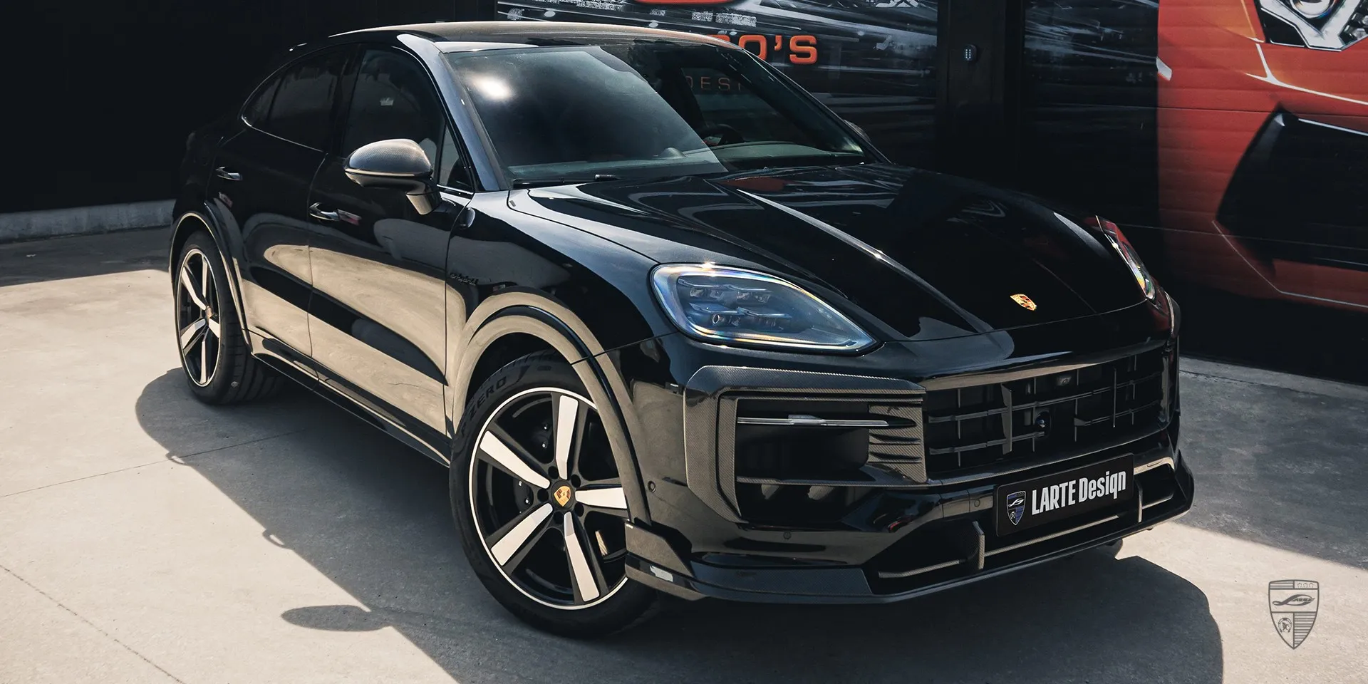 2025 Porsche Cayenne S Coupe Bodykit – Kundenfoto aus Belgien