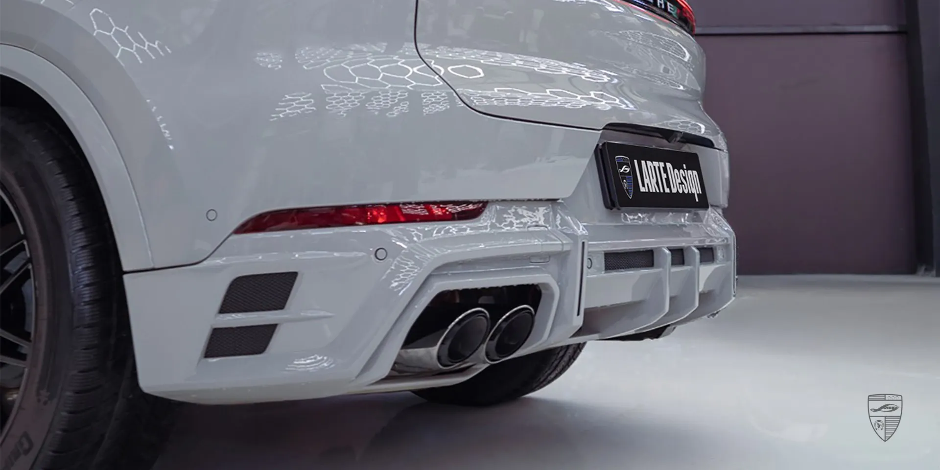 2026 Porsche Cayenne Coupe diffuser review illustration from customer in Romania