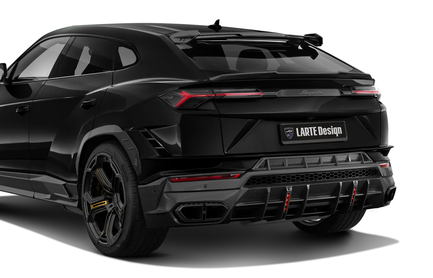 Widebody Lamborghini URUS Performante with carbon and vented hood upgrade