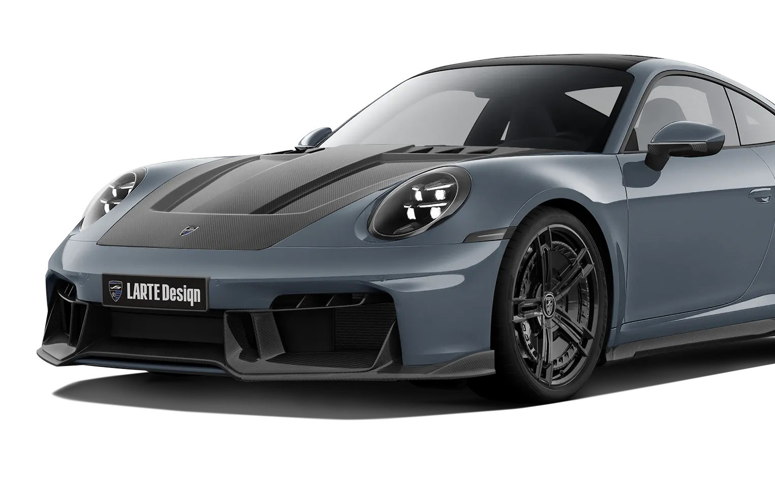 Porsche 911 Carrera Facelift — luxury sports car with custom upgrade and carbon body kit