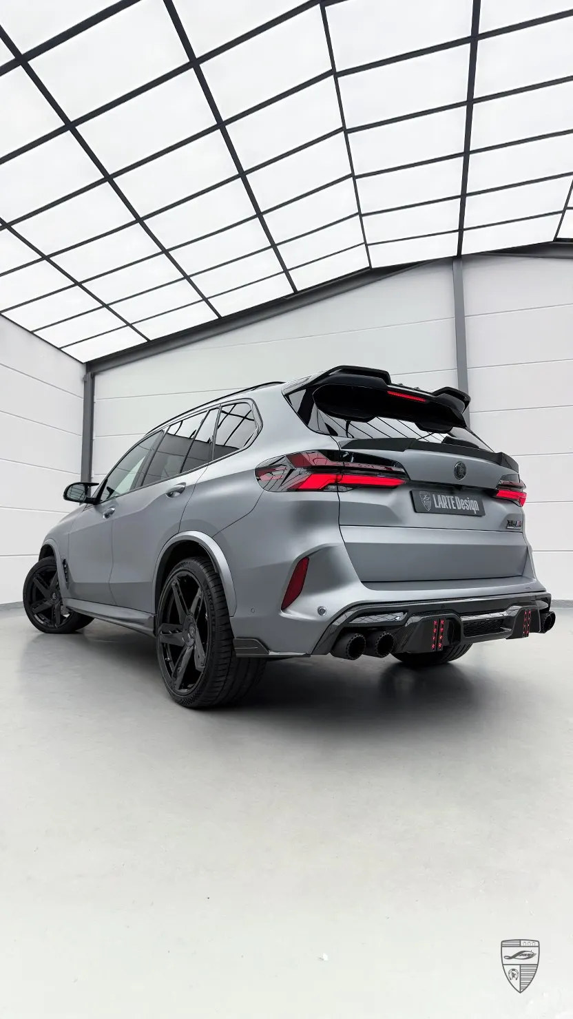 BMW X5M Competition rear view with body kit by Larte Design