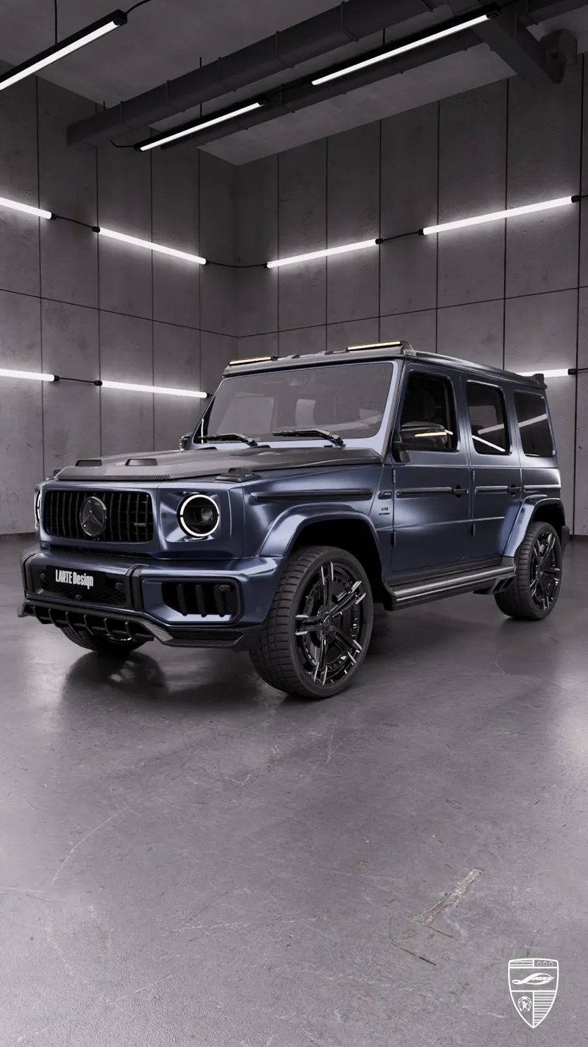 Mercedes AMG G-Klasse Custom Frontansicht mit markantem Offroad Design