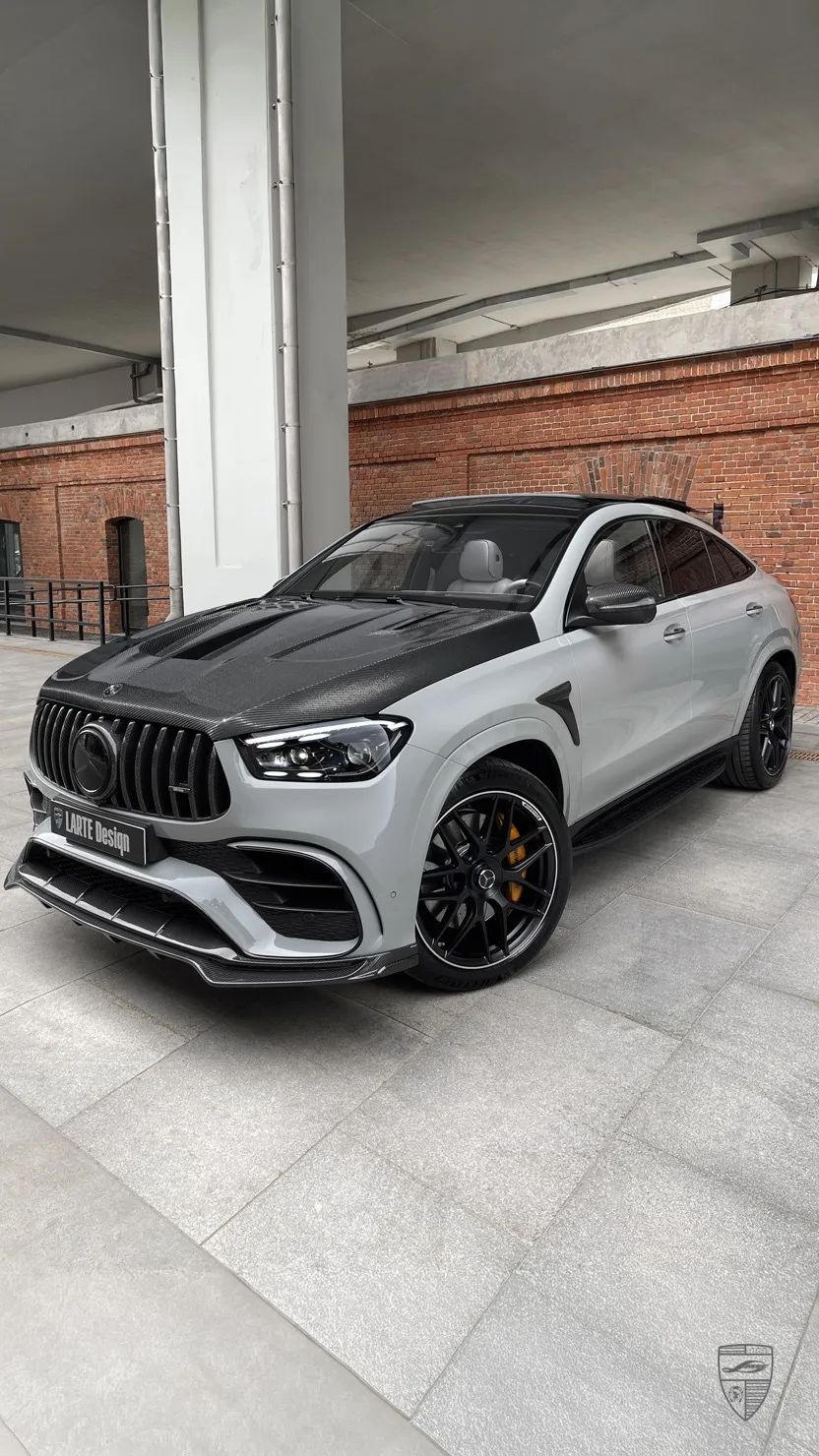Mercedes GLE Coupe 63 AMG carbon hood and body kit by Larte Design