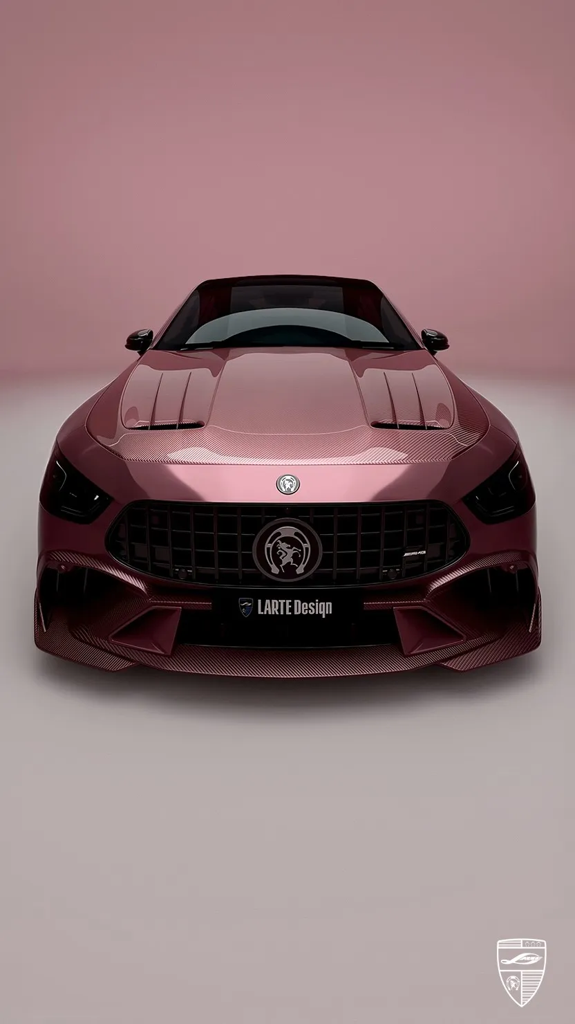 Mercedes AMG GT Coupe red performance custom styling