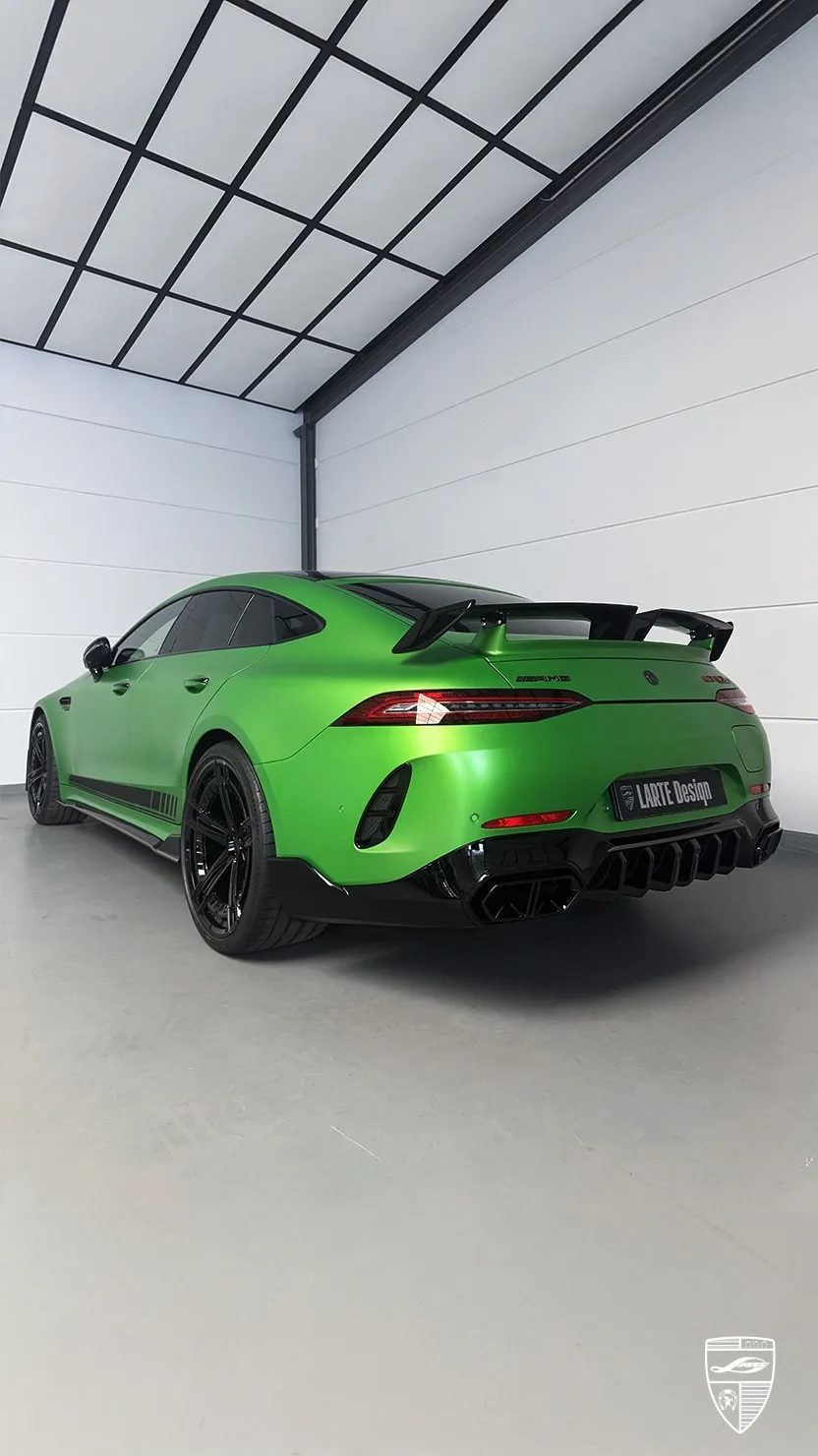 Mercedes AMG GT 63 with custom styling and premium performance coupe design