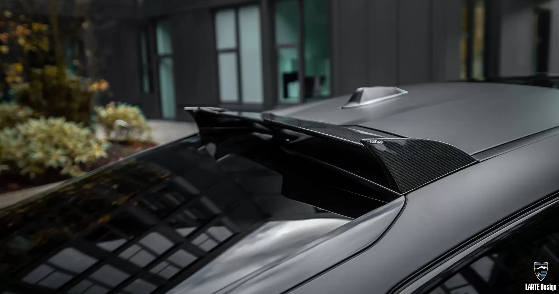 Carbon roof spoiler for BMW X6M F96 LCI by LARTE Design