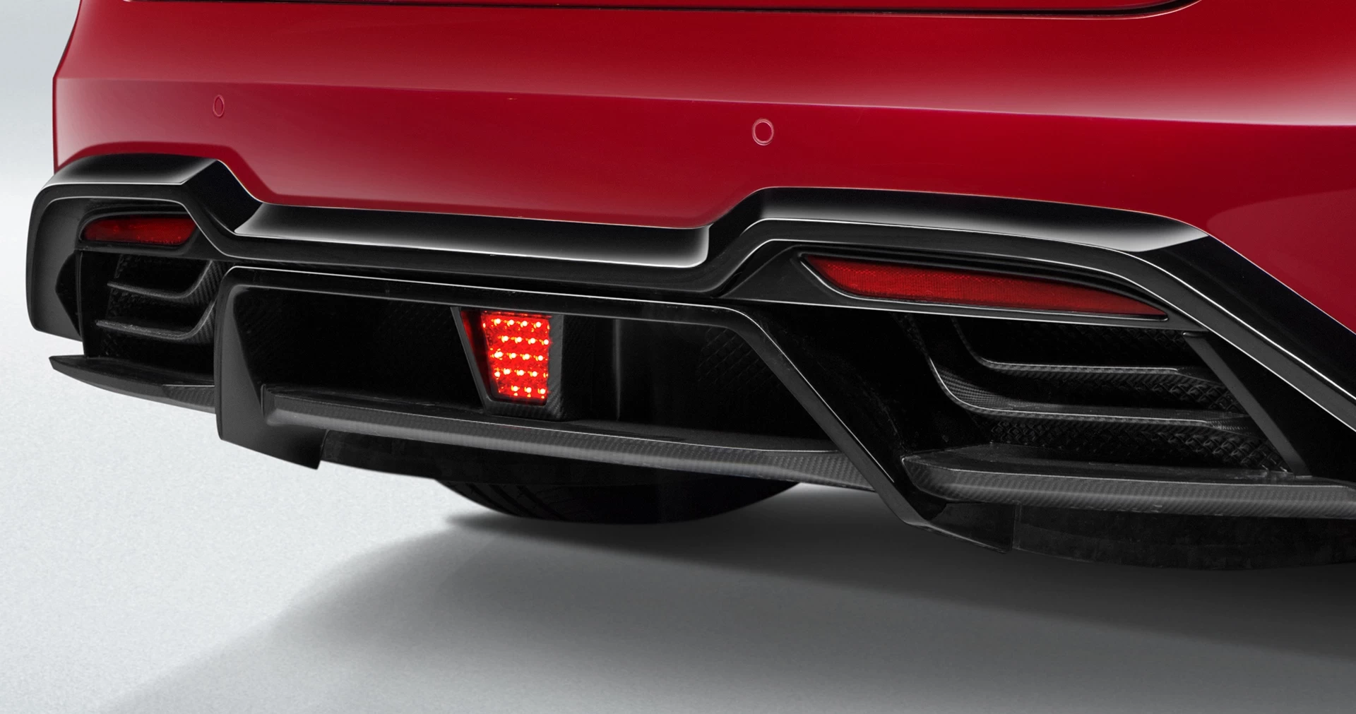 Acquire carbon fiber Addon diffuser for Tesla Model S P85D 2013/2014/2015