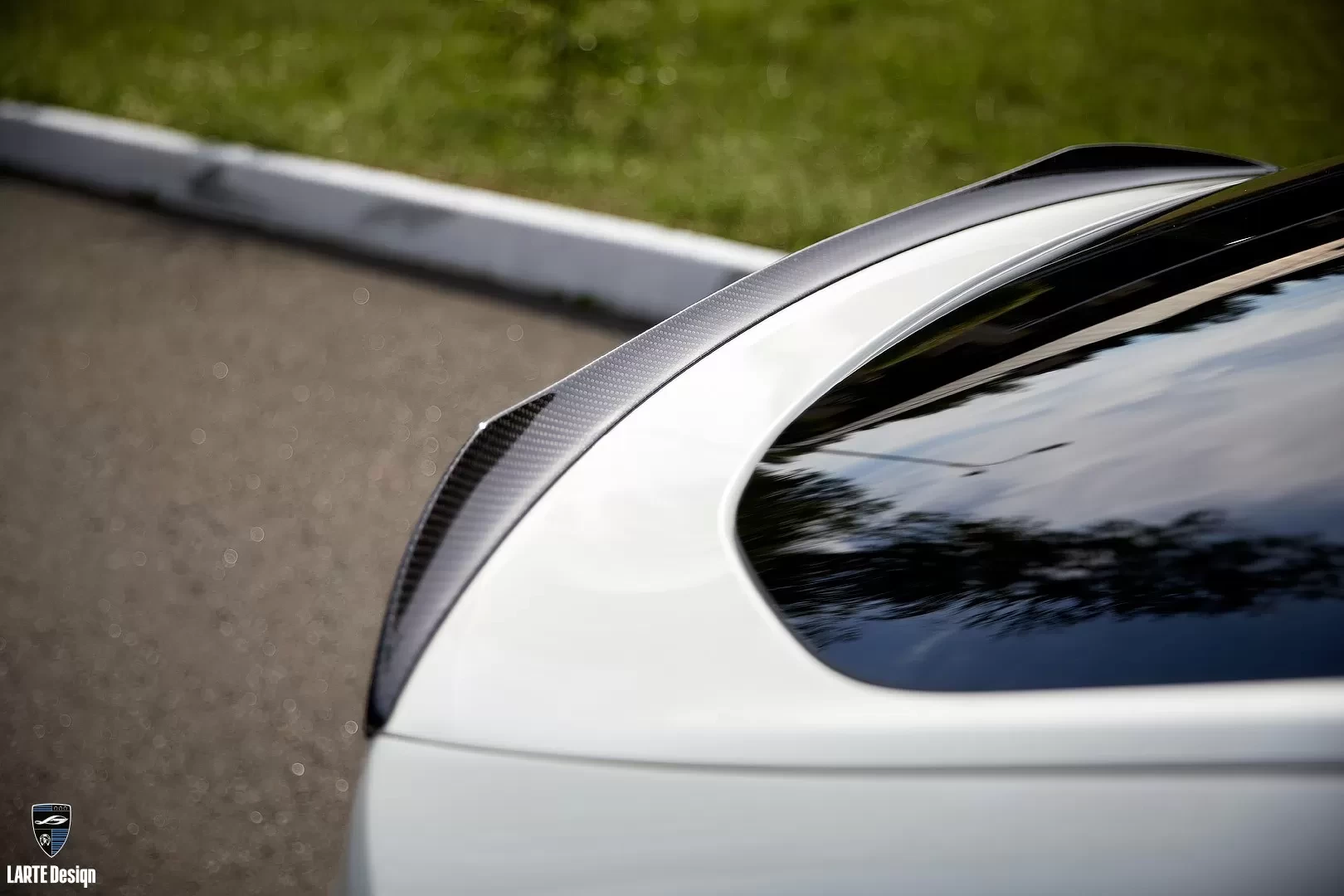 Carbon fiber trunk spoiler for Mercedes Benz AMG GLE Coupe 63 С167 by LARTE Design